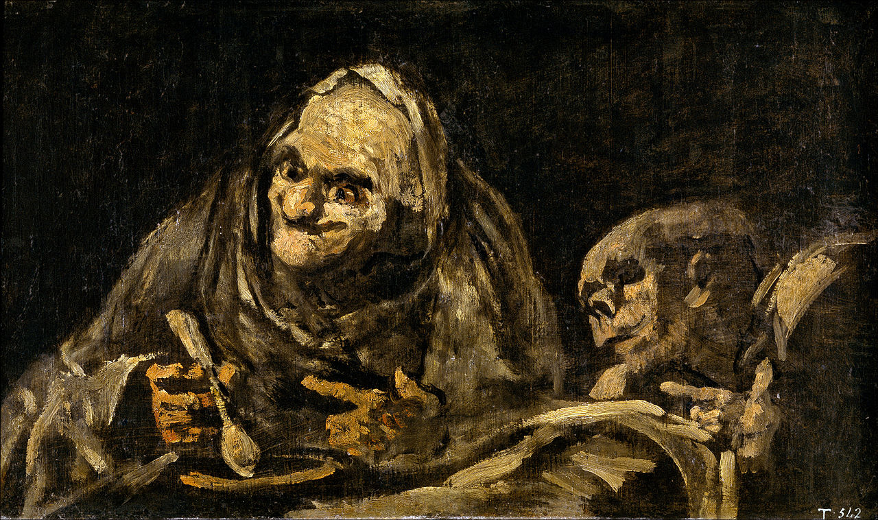 Goya: Two Old Men Eating Soup